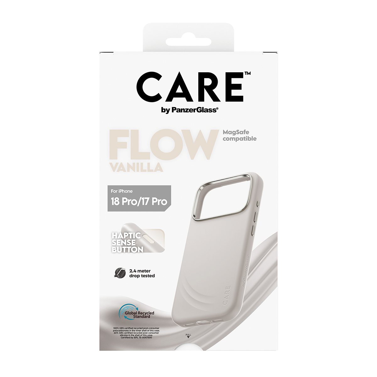 PanzerGlass CARE by � Flow Case Vanilla w. MagSafe iPhone 2026 Pro | 17 Pro coque de protection pour t�l�phones portables Housse Transparent