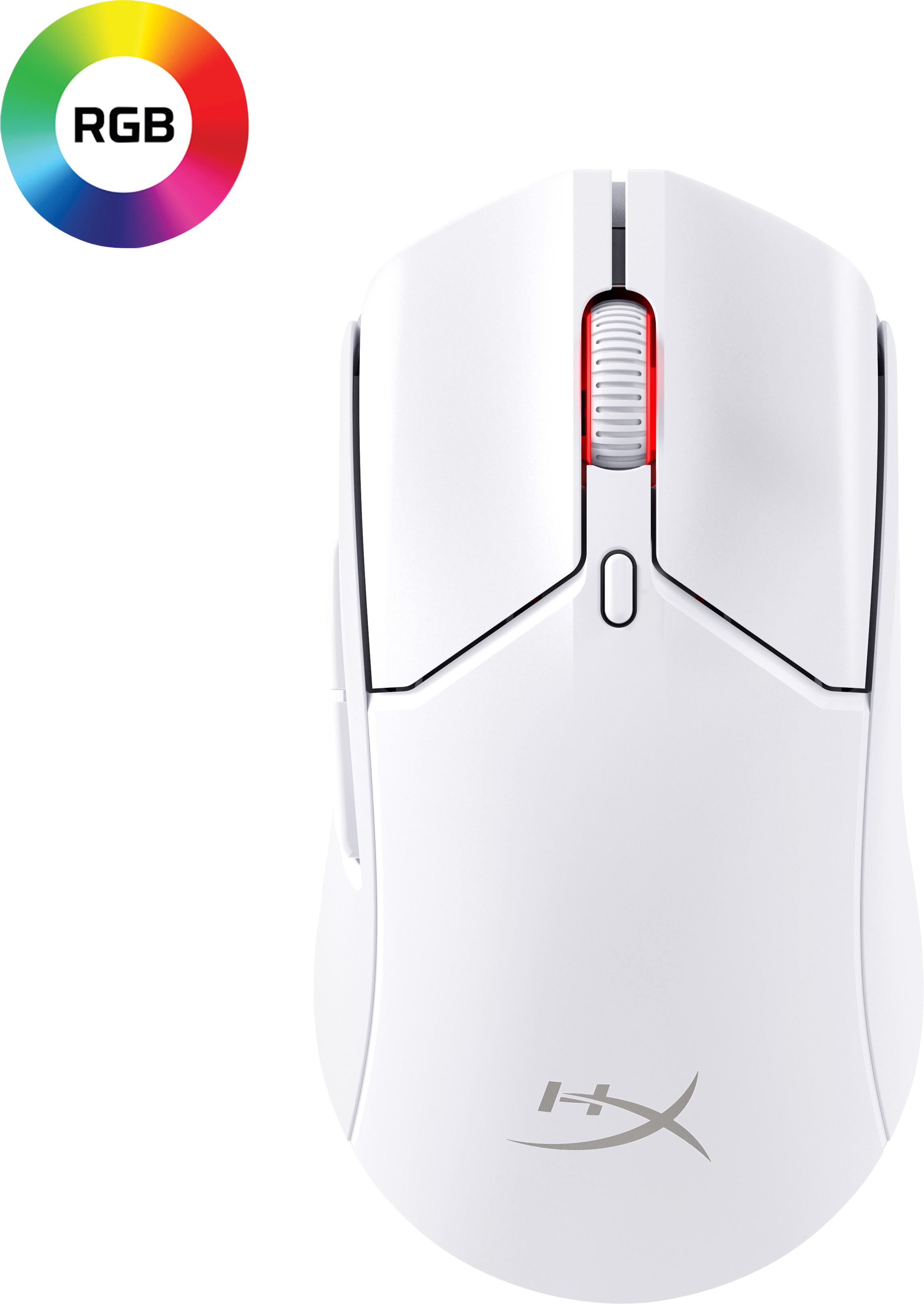 HyperX Pulsefire Haste 2 Mouse da gaming wireless (bianco)