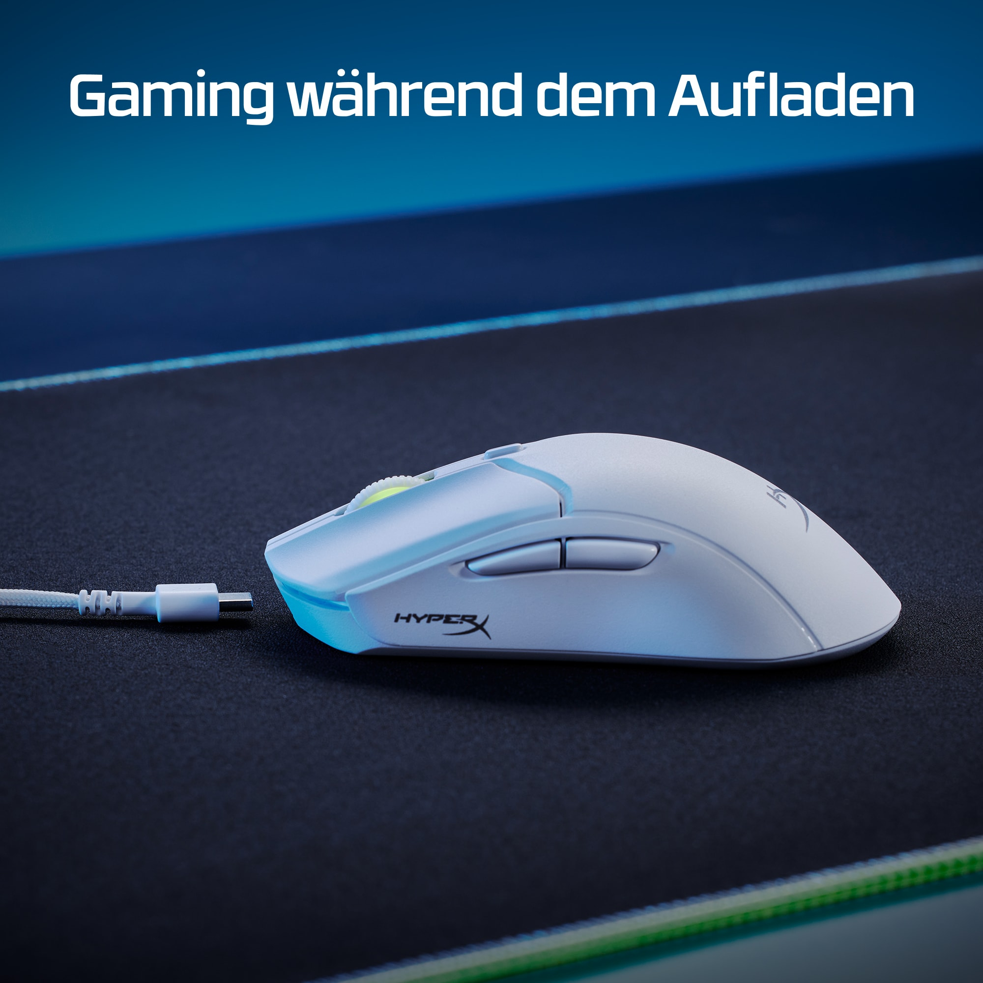 HyperX Pulsefire Haste 2 Mouse da gaming wireless (bianco)