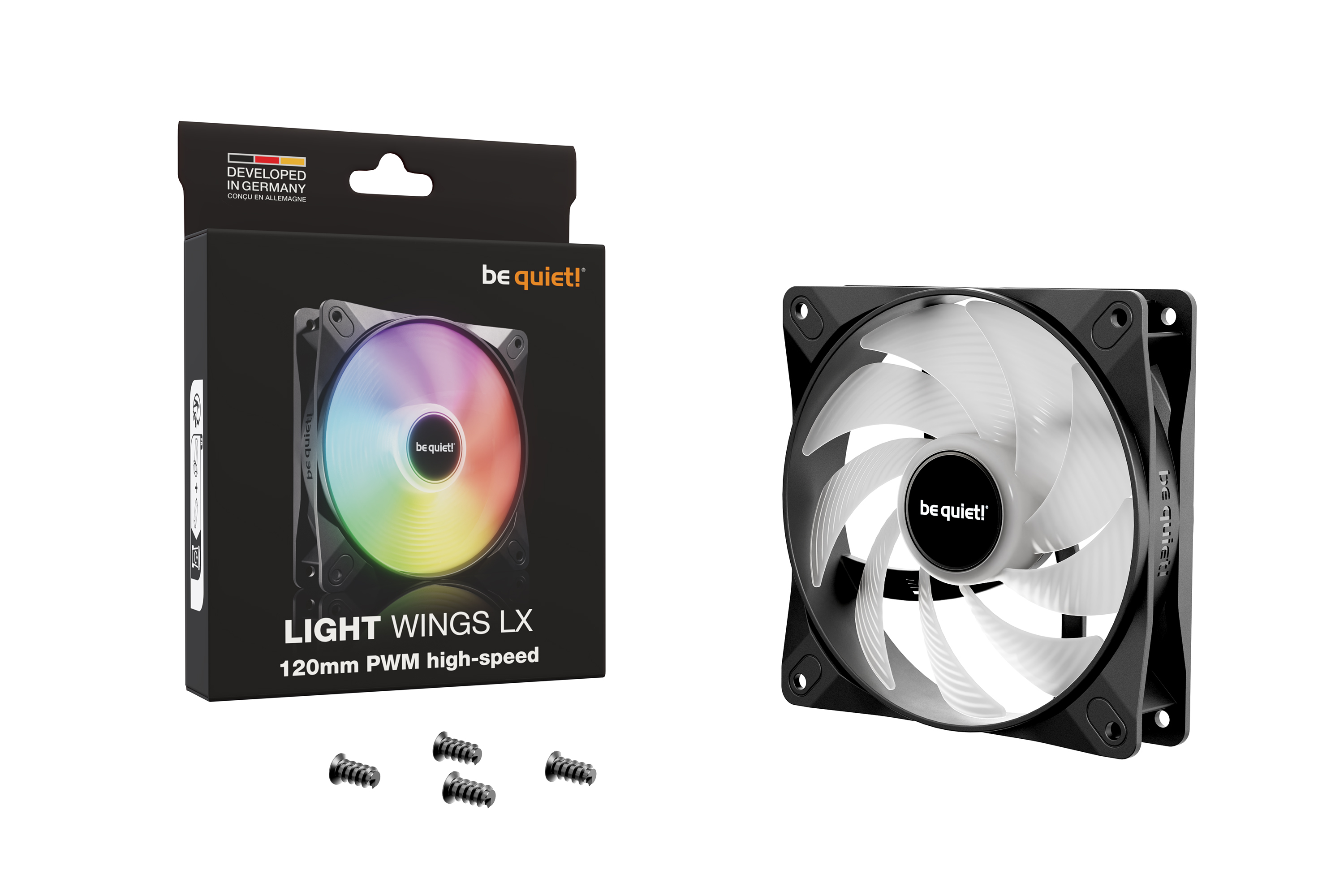 be quiet! LIGHT WINGS LX 120MM HS BLACK Fan module