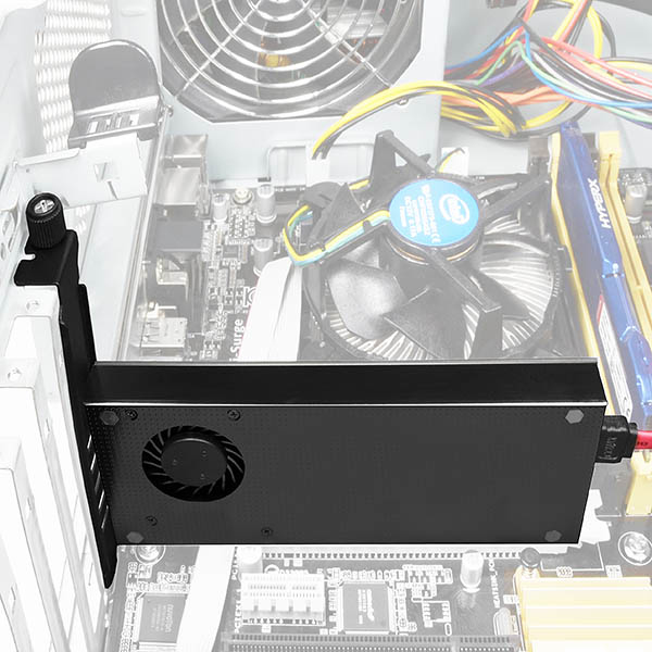AXAGON PCEM2-DC - PCIe - M.2,SATA - Full-height / Low-profile - PCIe 3.0 - Schwarz - PC
