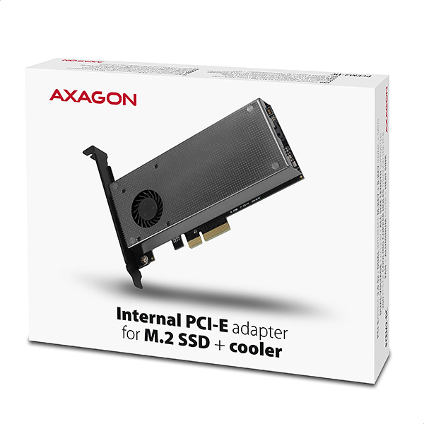 AXAGON PCEM2-DC - PCIe - M.2,SATA - Full-height / Low-profile - PCIe 3.0 - Schwarz - PC