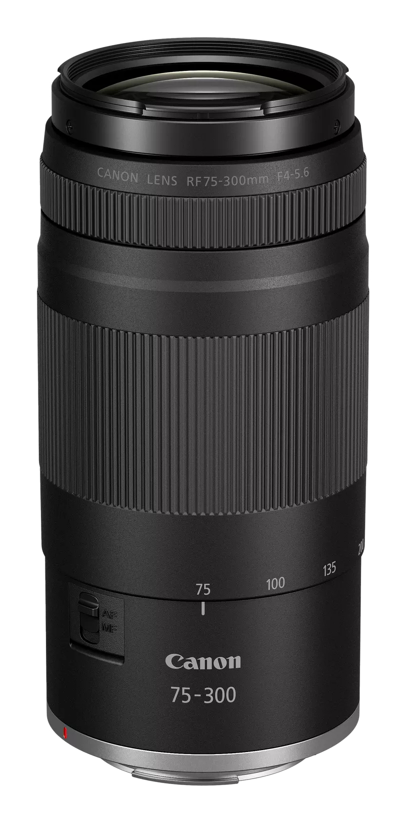 Canon RF 75-300 mm F4-5.6 Cropped frame(APS-C) camera Zoom lens Black