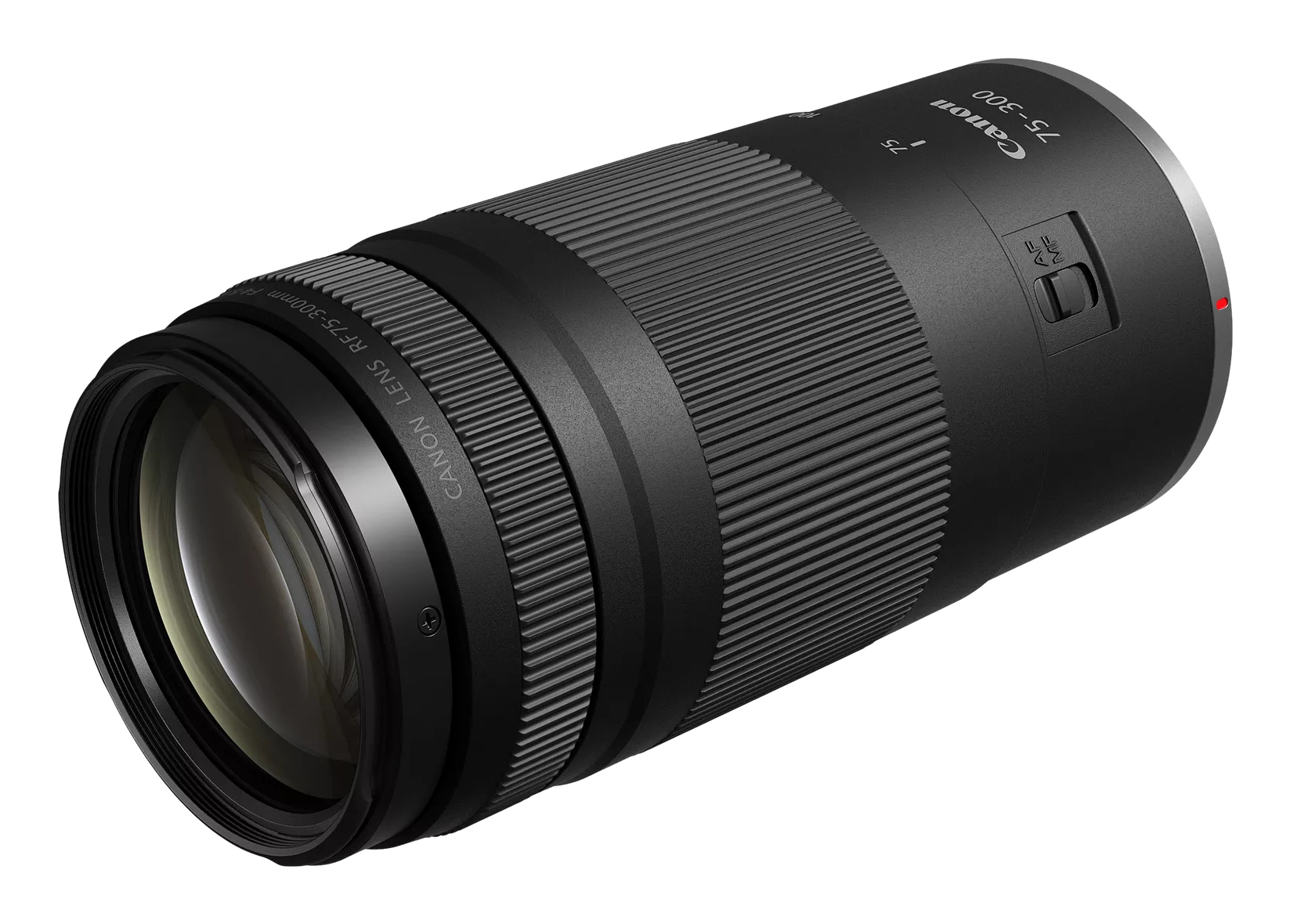 Canon RF 75-300 mm F4-5.6 Cropped frame(APS-C) camera Zoom lens Black