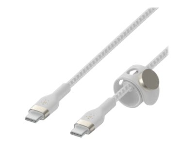 Belkin BOOST CHARGE PRO Flex cble USB 2 m USB 2.0 USB C Blanc