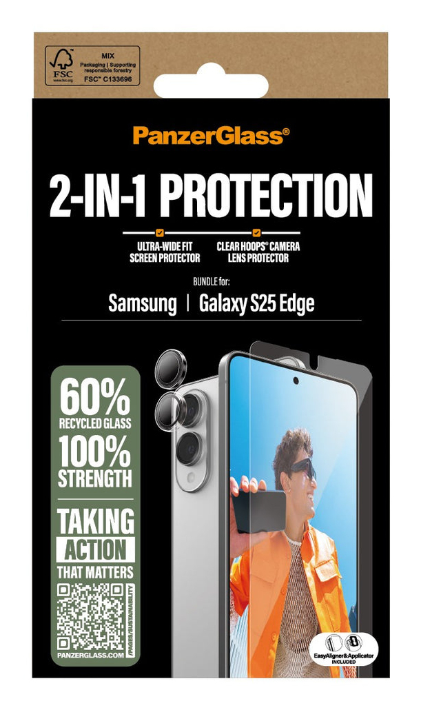 PanzerGlass PG34438 mobile phone screen/back protector Samsung 1 pc(s)