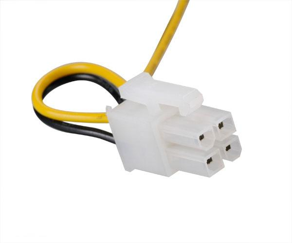 Akasa AK-PE080-03 adaptador e inversor de corriente Interior 80 W Negro, Azul, Rojo, Blanco, Amarillo