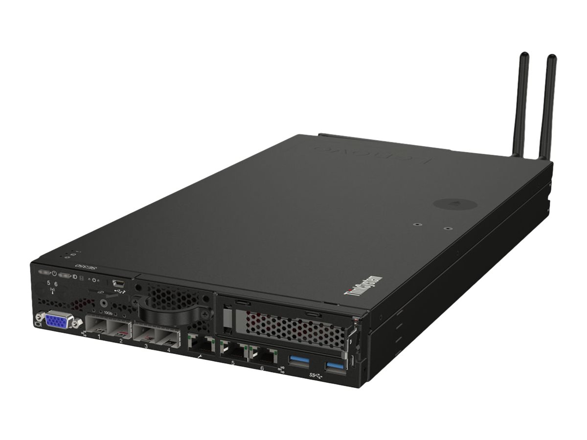 Lenovo ThinkSystem SE350 server Rack (1U) Intel Xeon D D-2143IT 2.2 GHz 32 GB DDR4-SDRAM