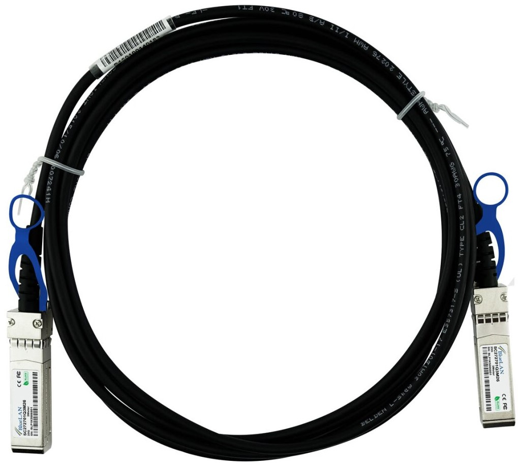 BlueOptics JL488A-BL InfiniBand cable 3 m SFP28 Black, Silver
