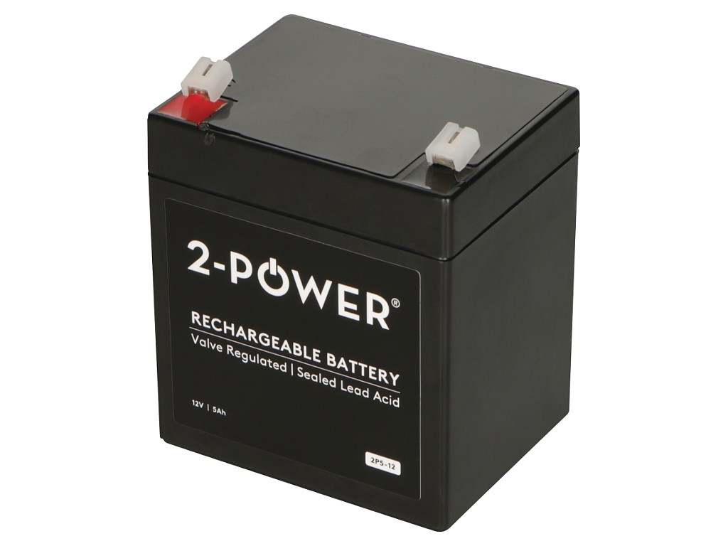 2-power 2P5-12 - Plombierte Bleis�ure (VRLA) - 12 V - 1 St�ck(e) - Schwarz - 5 Ah - 5000 mAh