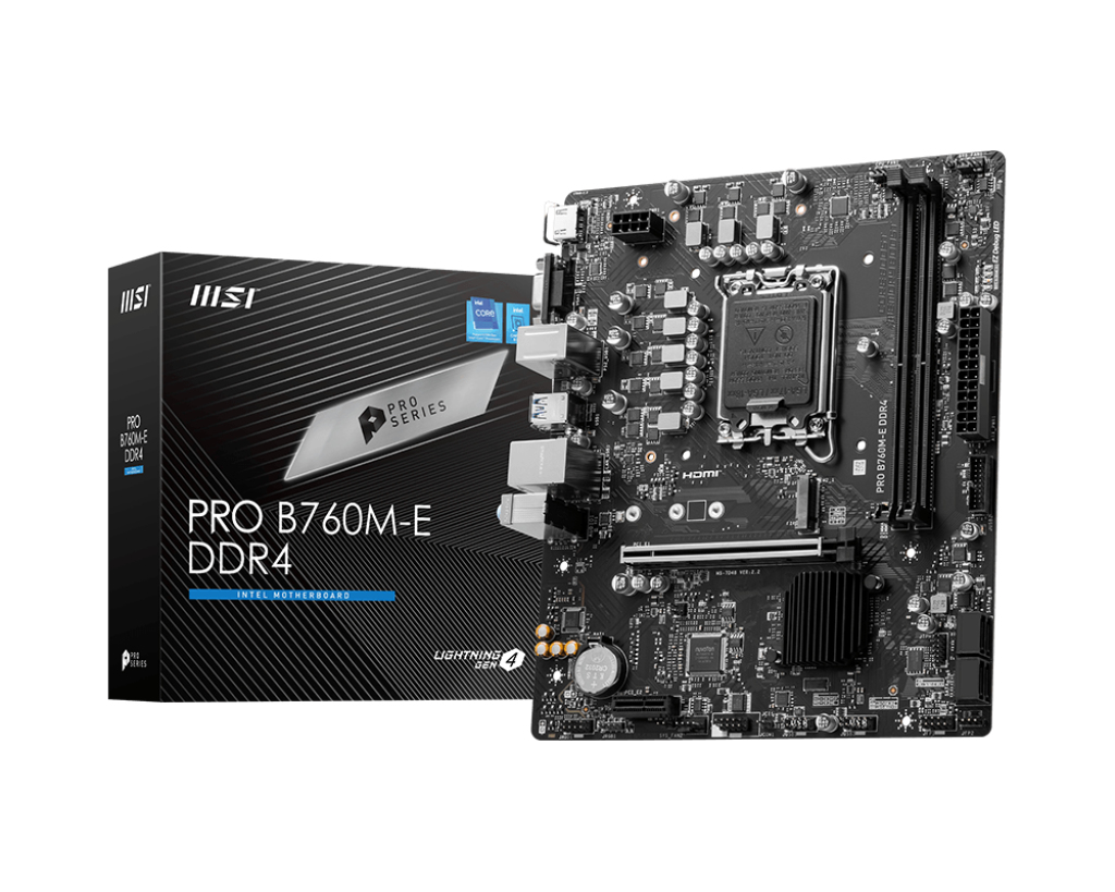 Carte mère MSI PRO B760M-P DDR4 Intel B760 LGA 1700