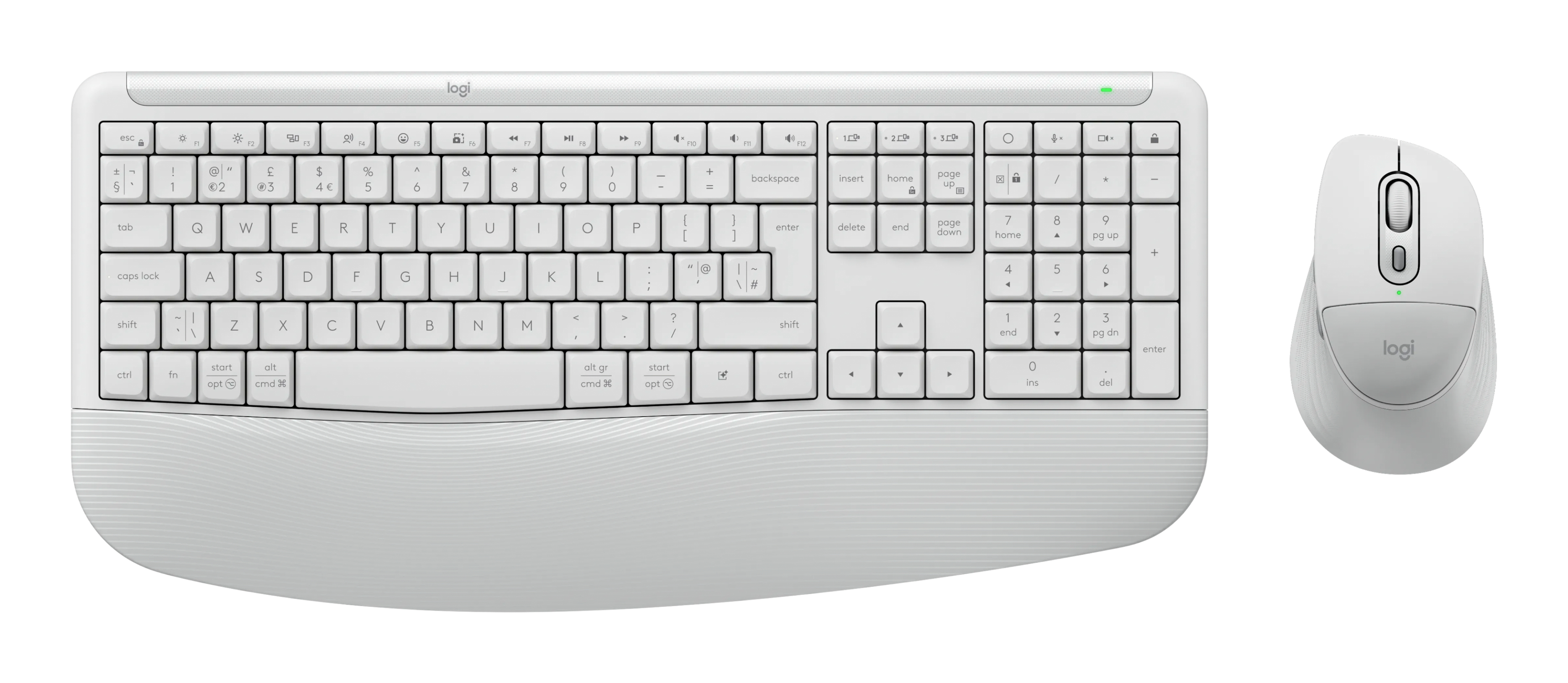 Logitech MK880 Signature Comfort Plus Combo Black (Kit di tastiera e mouse Bluetooth per il massimo comfort tutto il giorno)