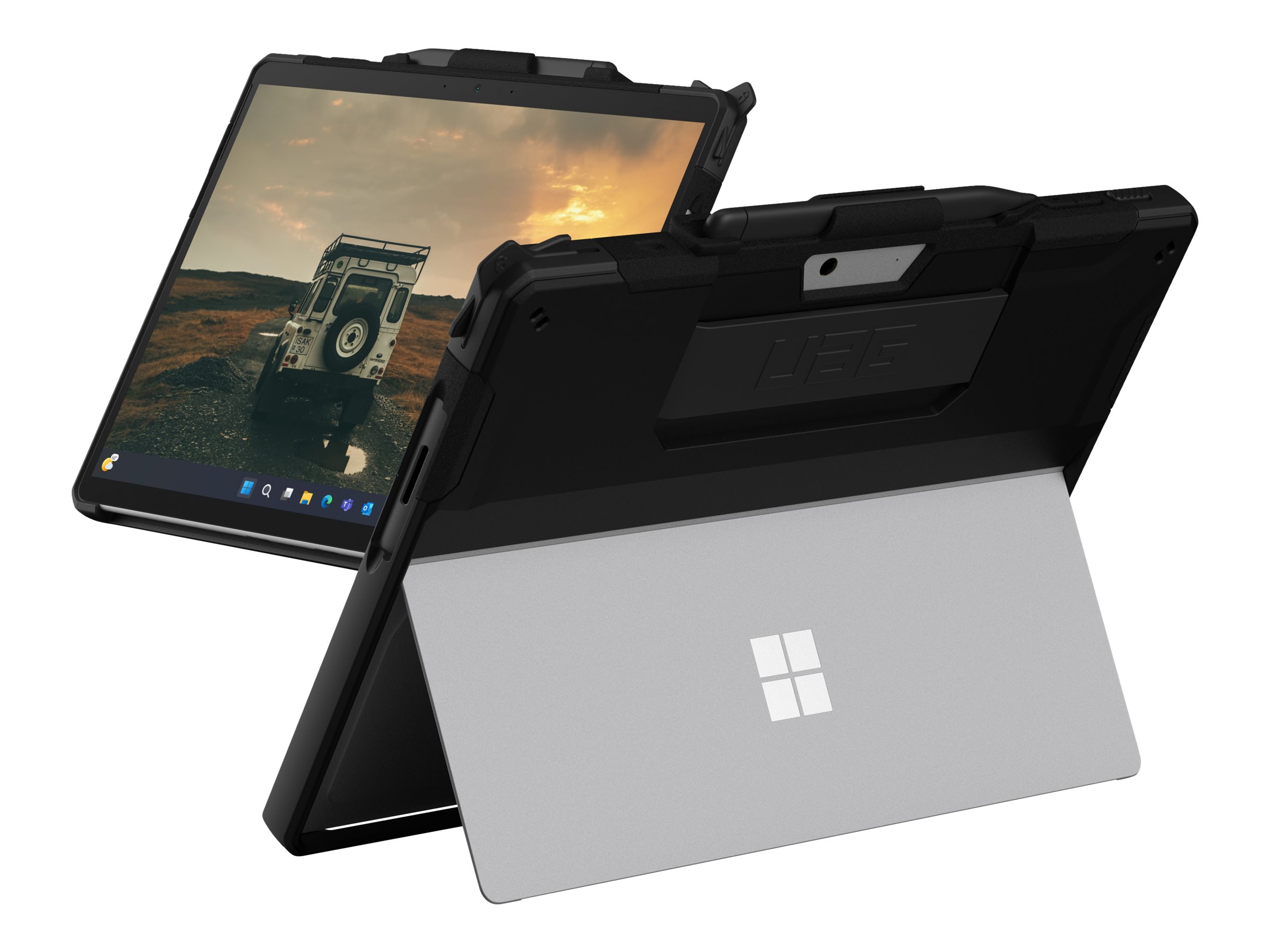 Urban Armor Gear UAG Scout Series Rugged Case for Surface Pro 9 Case Scout Series- Black