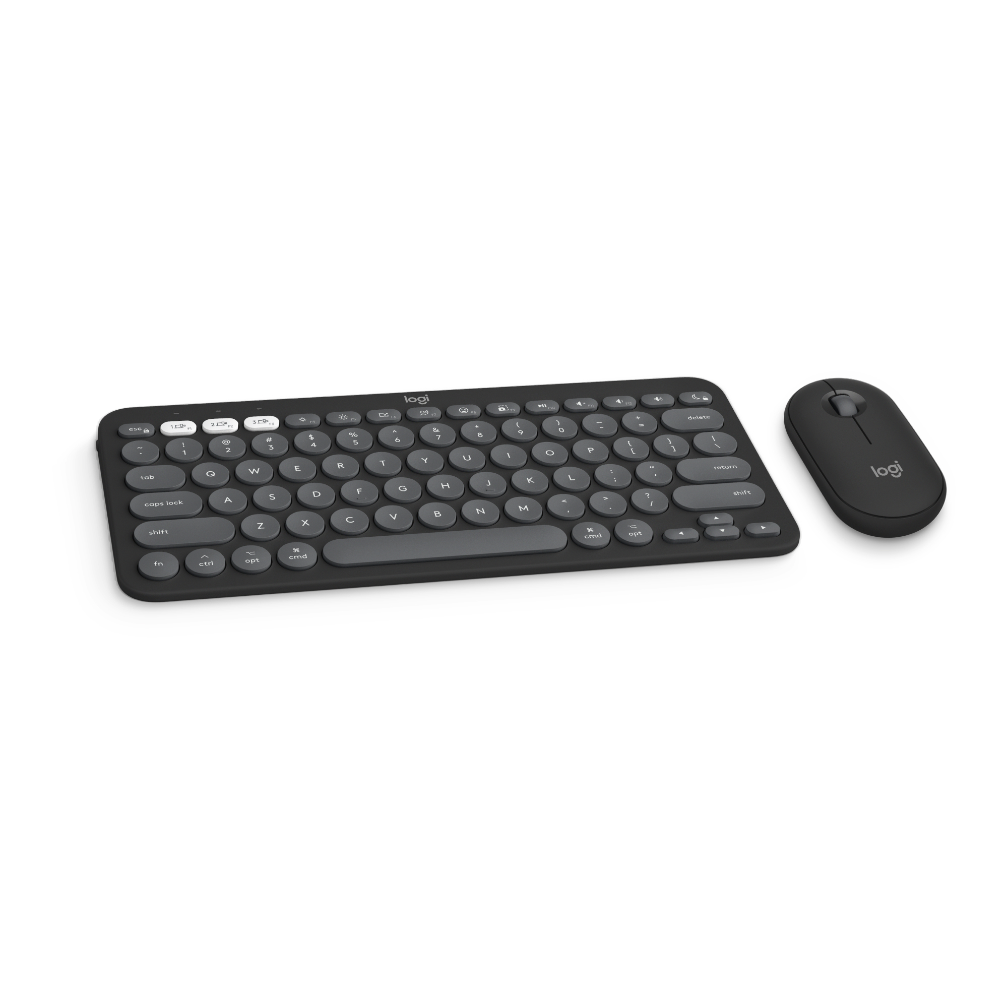 Logitech Pebble 2 Combo for Mac TONAL GRAPHITE FR