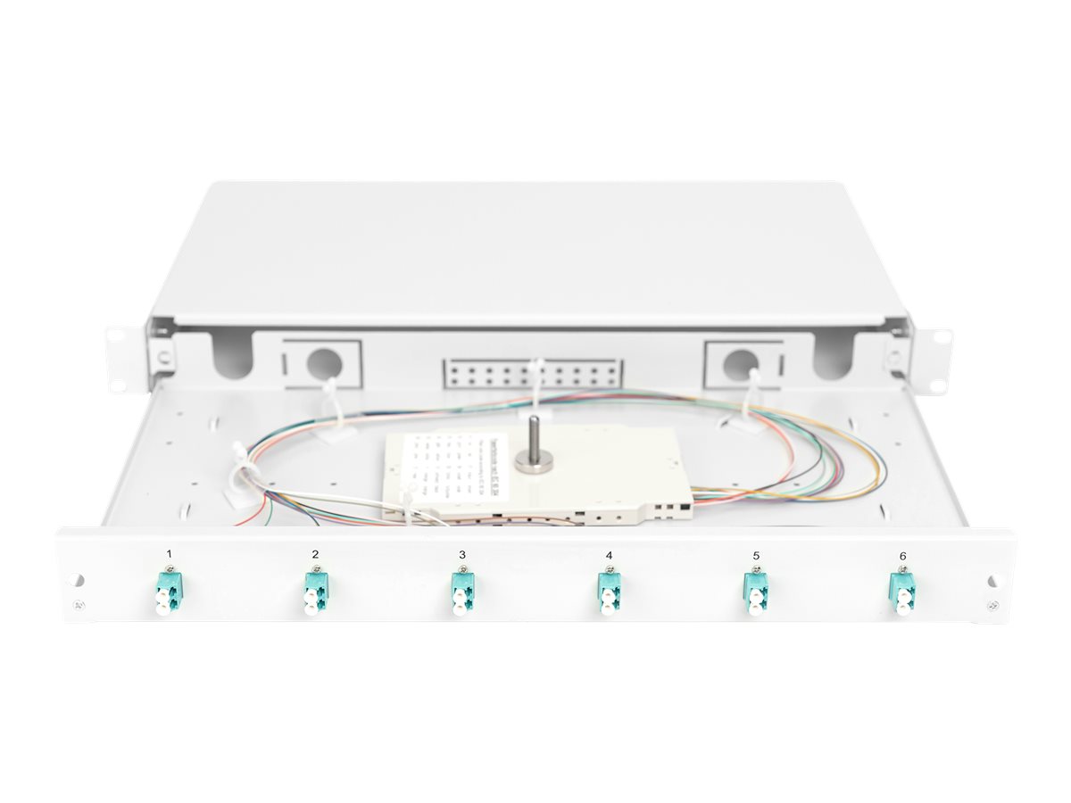 Digitus Bo�tier d �pissure � fibre optique, �quip�, LC, OM3