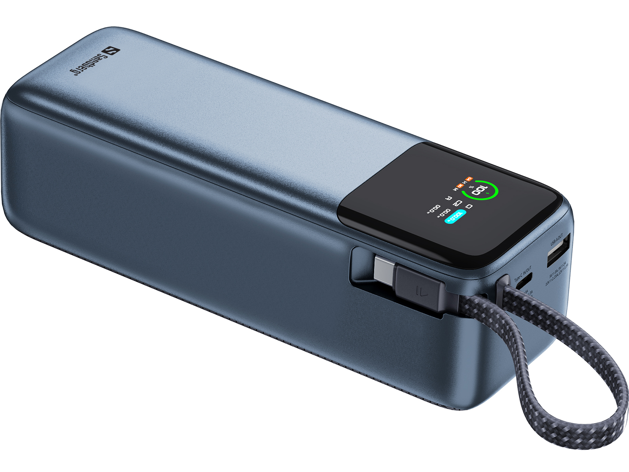 Sandberg 421-31 banque dalimentation �lectrique Lithium Polym�re (LiPo) 27000 mAh Noir, Gris