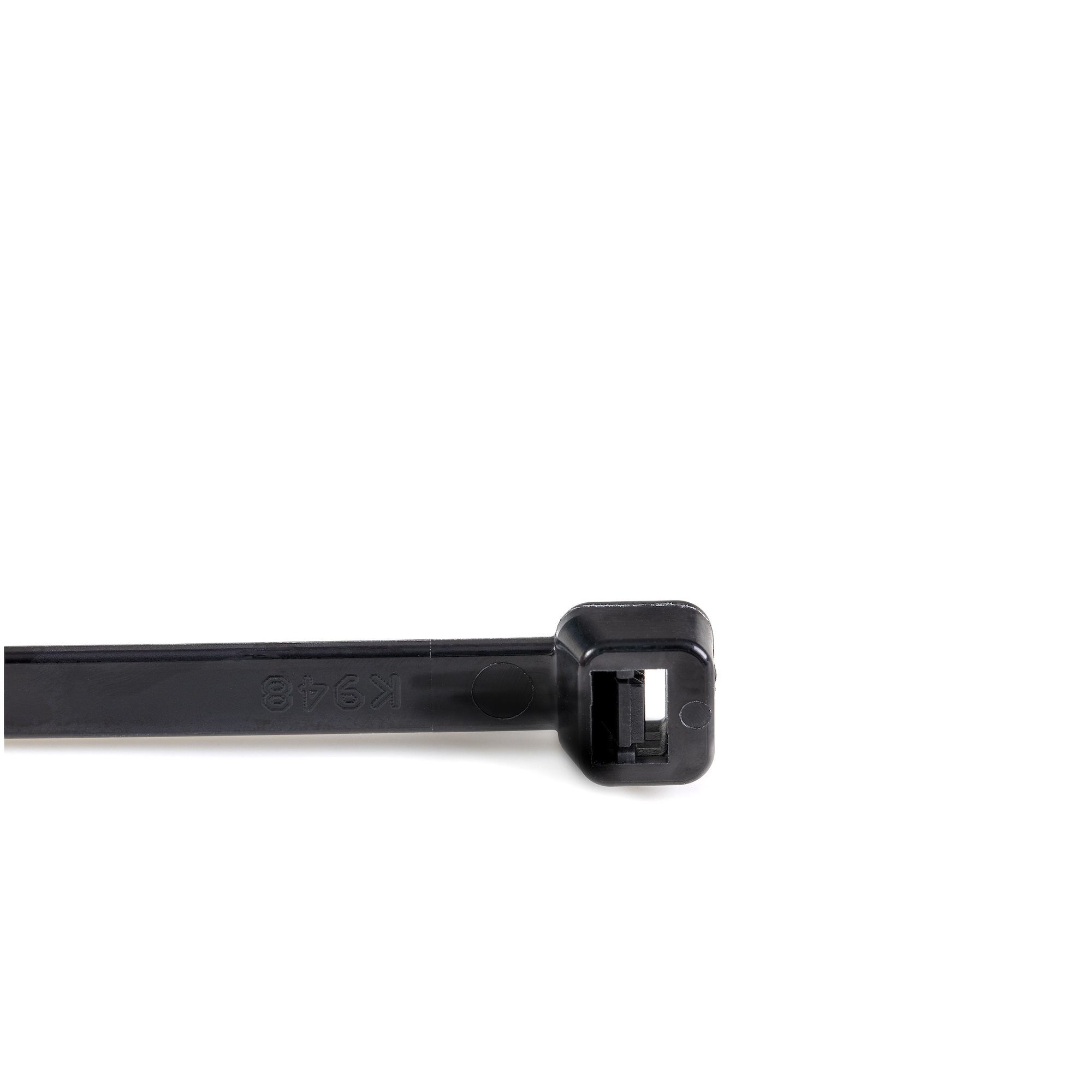 StarTech.com Fascetta Fermacavi da 25cm - Fascetta in Plastica Stringicavo larga 4mm, Diametro del Fascio 68mm, Resistenza alla Trazione 22kg - Fascetta Autobloccante - 94V-2/UL - Confezione da 1000 pezzi - Nero