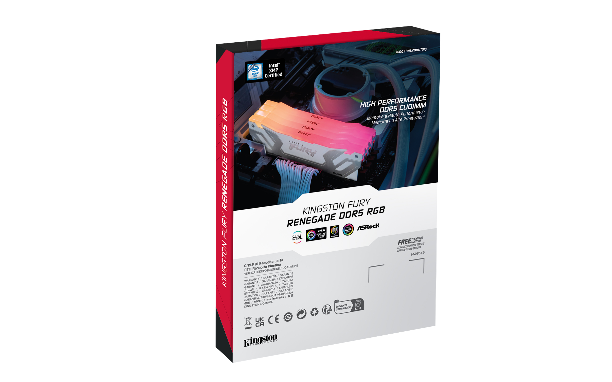Kingston Technology FURY Renegade RGB mdulo de memoria 24 GB 1 x 24 GB DDR5
