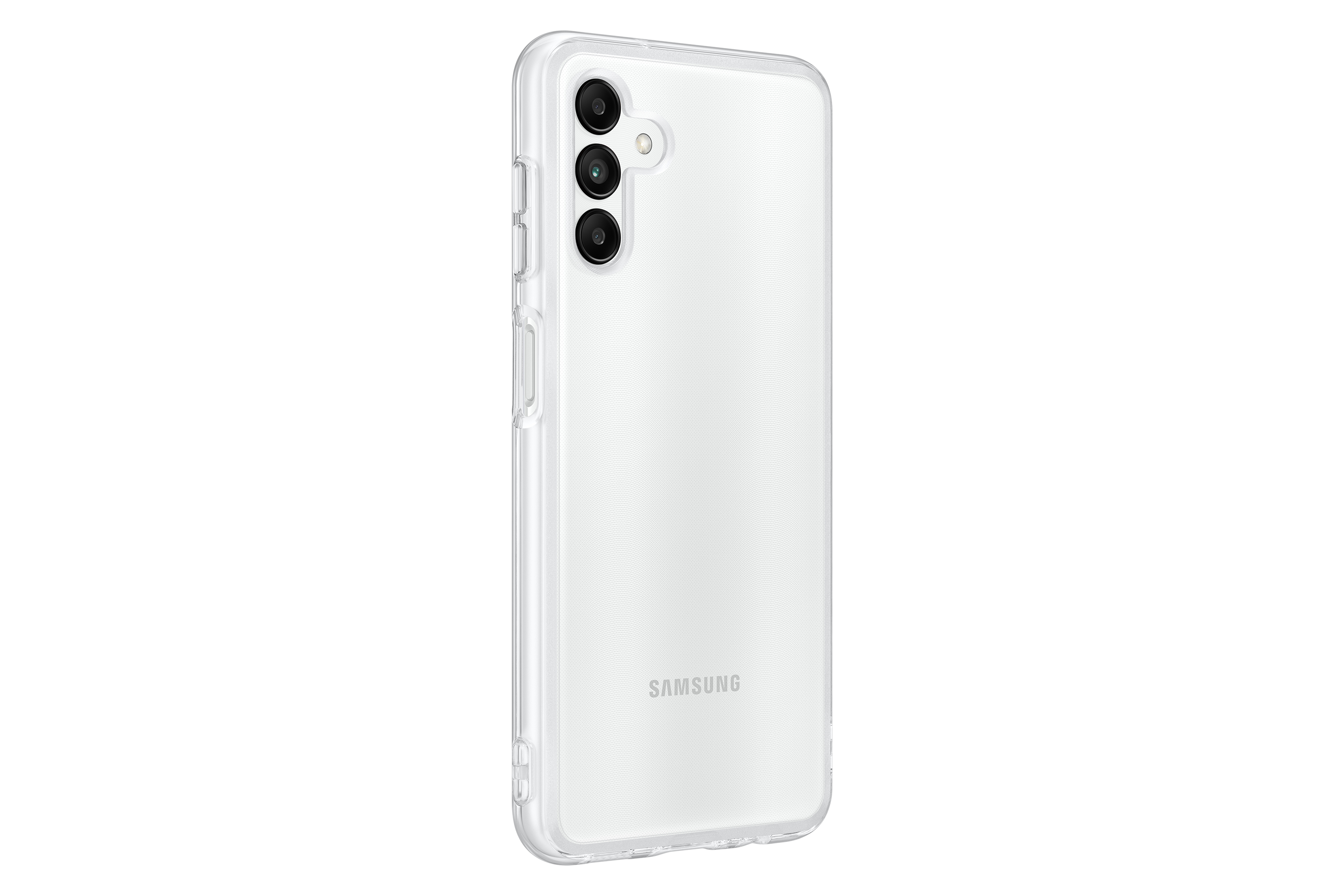 Samsung EF-QA047TTEGWW mobile phone case 16.5 cm (6.5) Cover Transparent