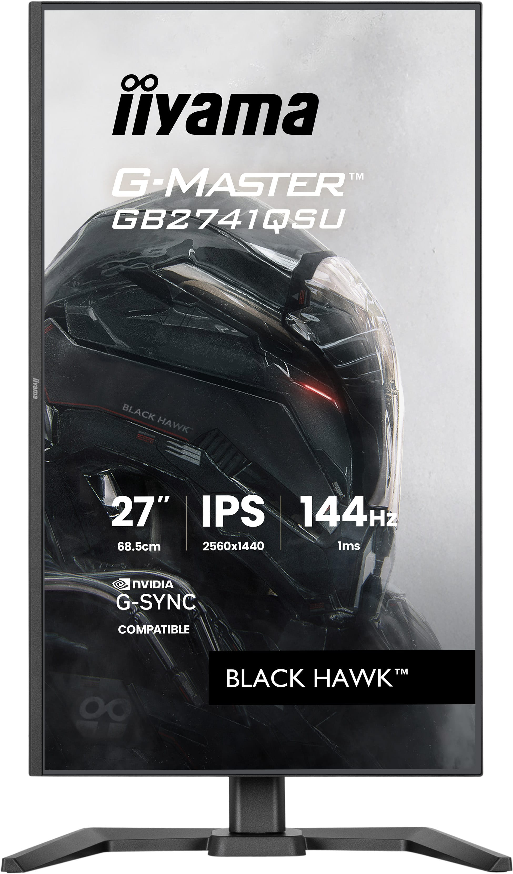 Iiyama G-MASTER Black Hawk GB2741QSU-B1 - LED-Monitor - Gaming - 68.6 cm (27)