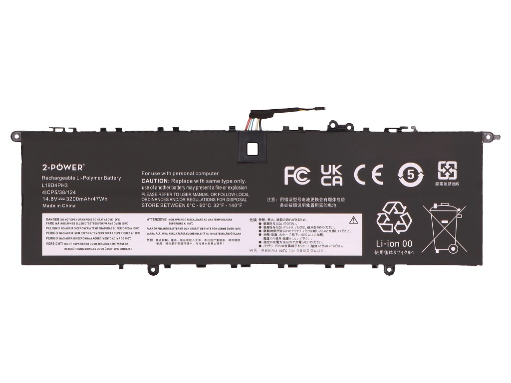 2-Power 2P-L19M4PH3 refacci�n para laptop Bater�a