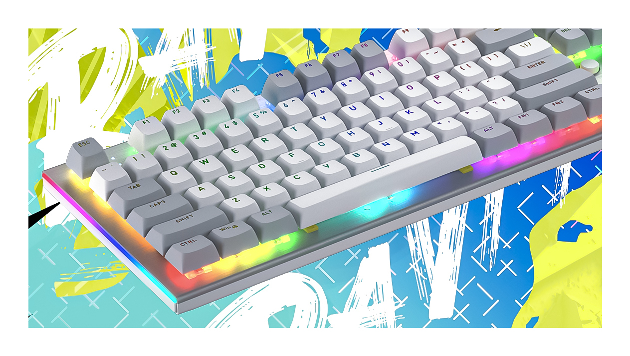 HATOR Gravity TKL tastiera Gaming USB QWERTY Inglese US Nero