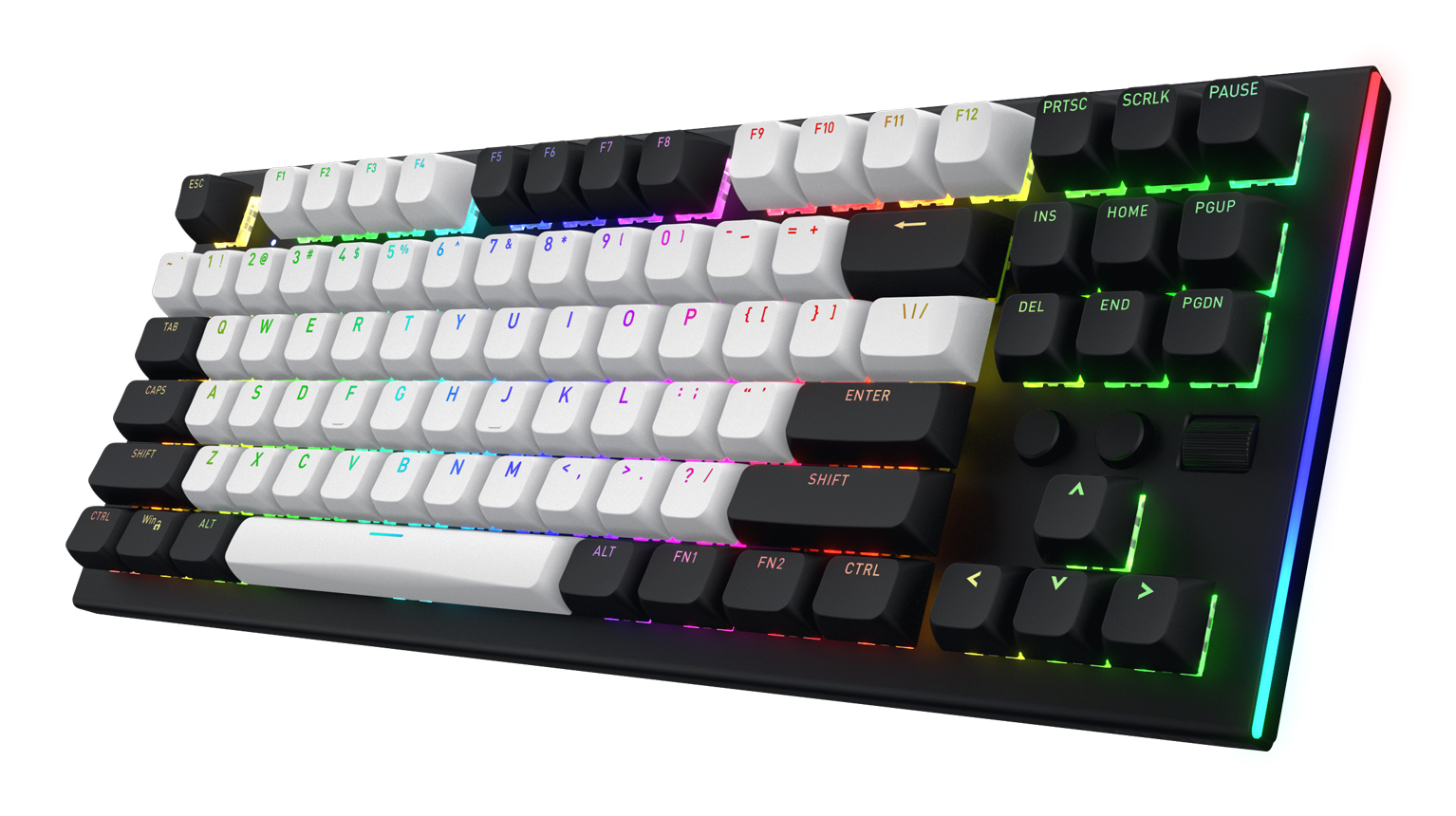 HATOR Gravity TKL tastiera Gaming USB QWERTY Inglese US Nero