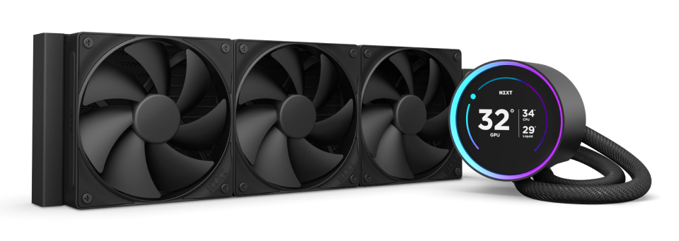 NZXT Kraken Elite 360 Processeur Refroidisseur de liquide tout-en-un 12 cm Noir 1 pi�ce(s)