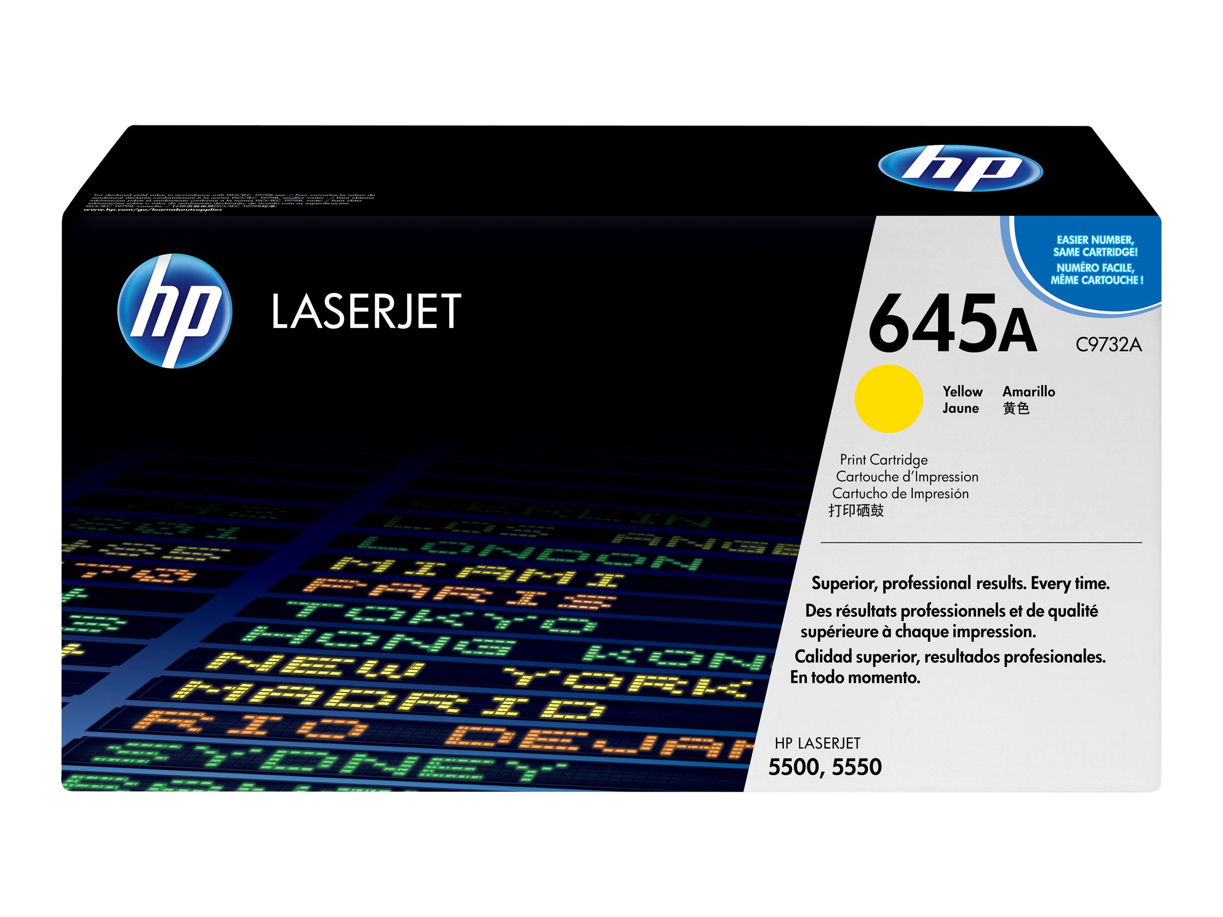 HP 645A - C9732A - Toner gelb - fr Color LaserJet 5500 5550