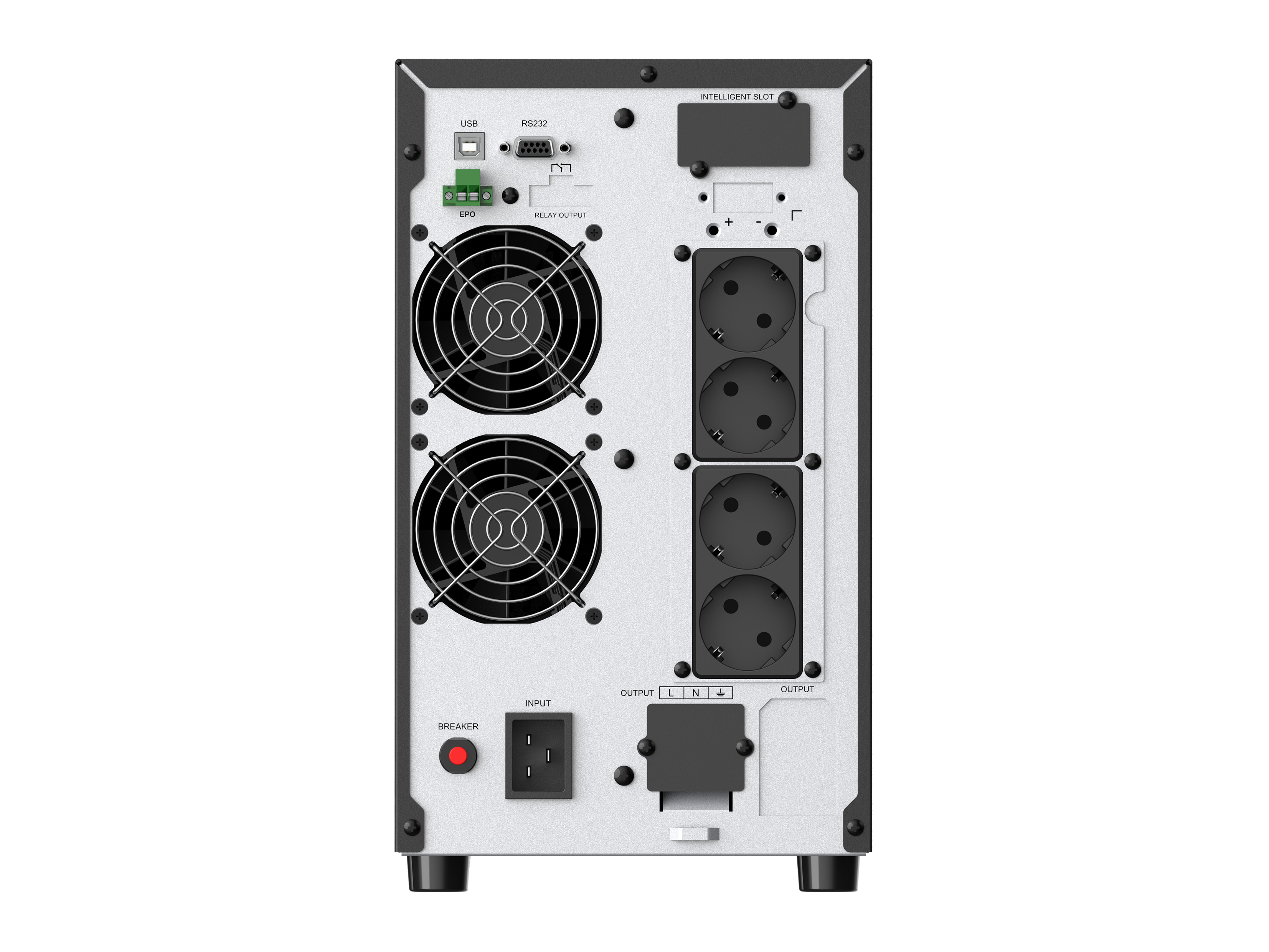 Conceptronic ZEUS52ES3K gruppo di continuit (UPS) Doppia conversione (online) 3 kVA 2700 W 4 presa(e) AC