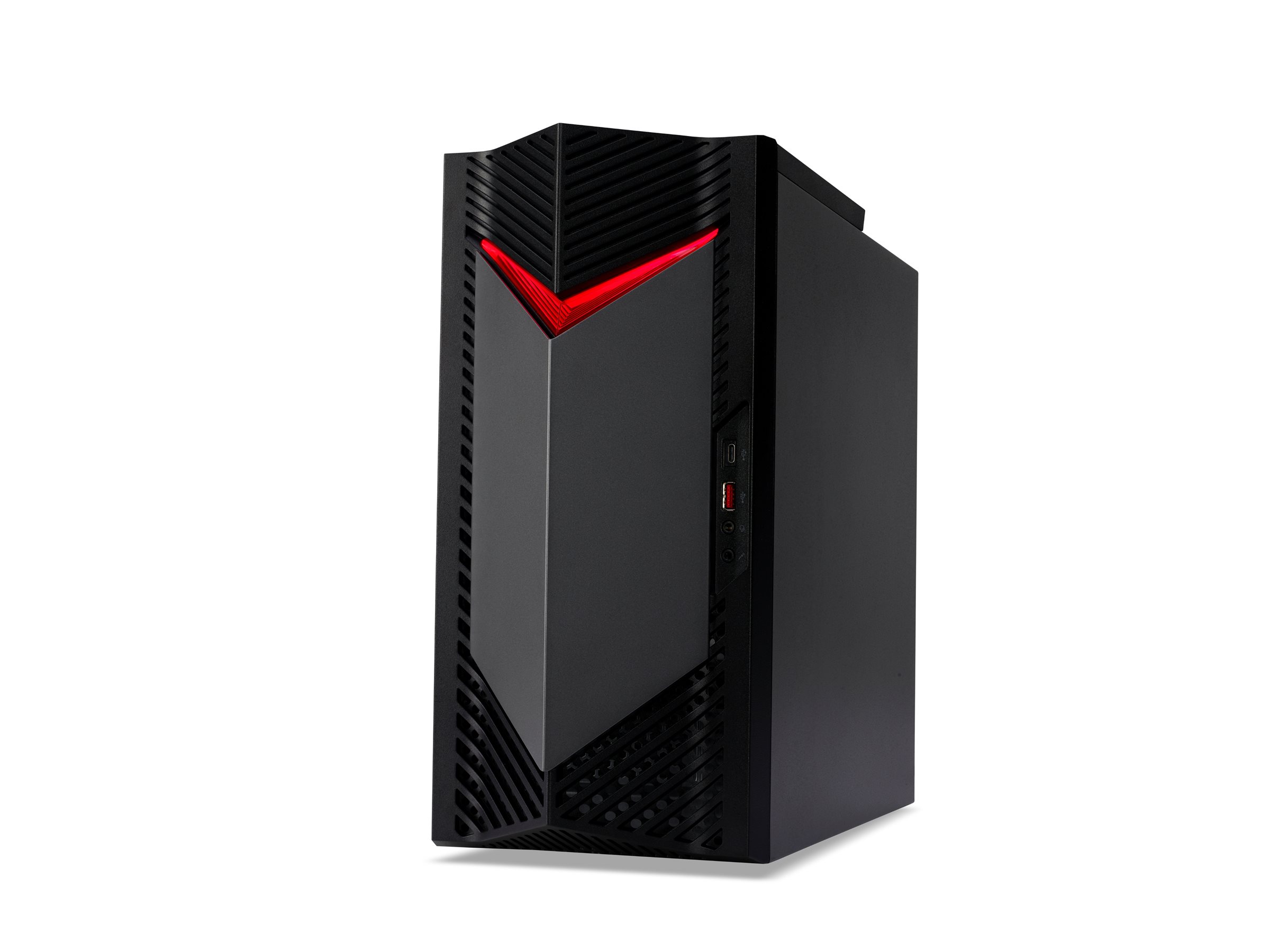 Acer Nitro 50 N50-656 - Tower - Core i7 i7-14700F / 2.1 GHz - RAM 32 GB - SSD 1.024 TB - GeForce RTX 5060 - Wi-Fi 6E, Bluetooth, 1GbE - WLAN: 802.11a/b/g/n/ac/ax (Wi-Fi 6E)