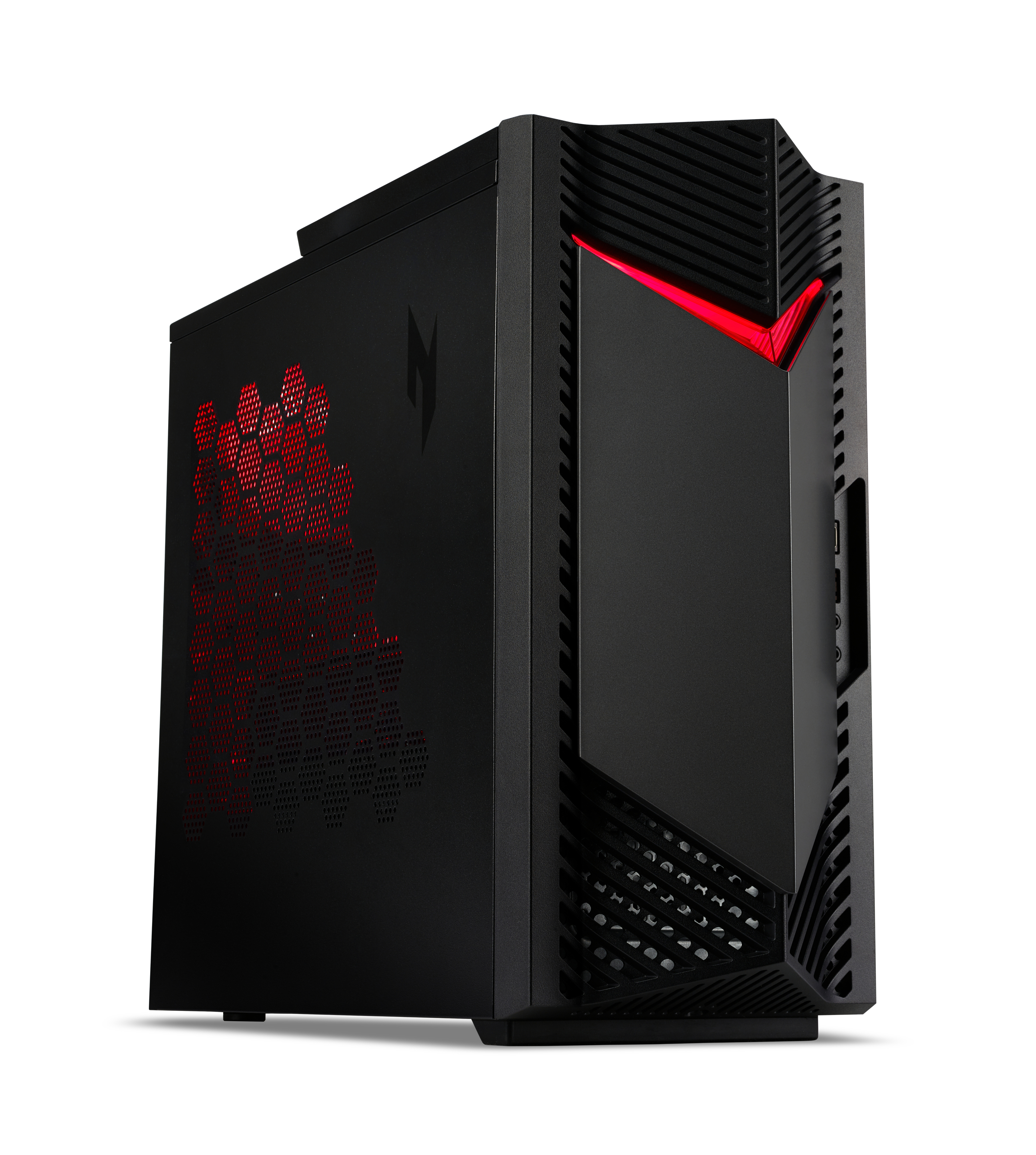 Acer Nitro 50 N50-656 - Tower - Core i7 i7-14700F / 2.1 GHz - RAM 32 GB - SSD 1.024 TB - GeForce RTX 5060 - Wi-Fi 6E, Bluetooth, 1GbE - WLAN: 802.11a/b/g/n/ac/ax (Wi-Fi 6E)