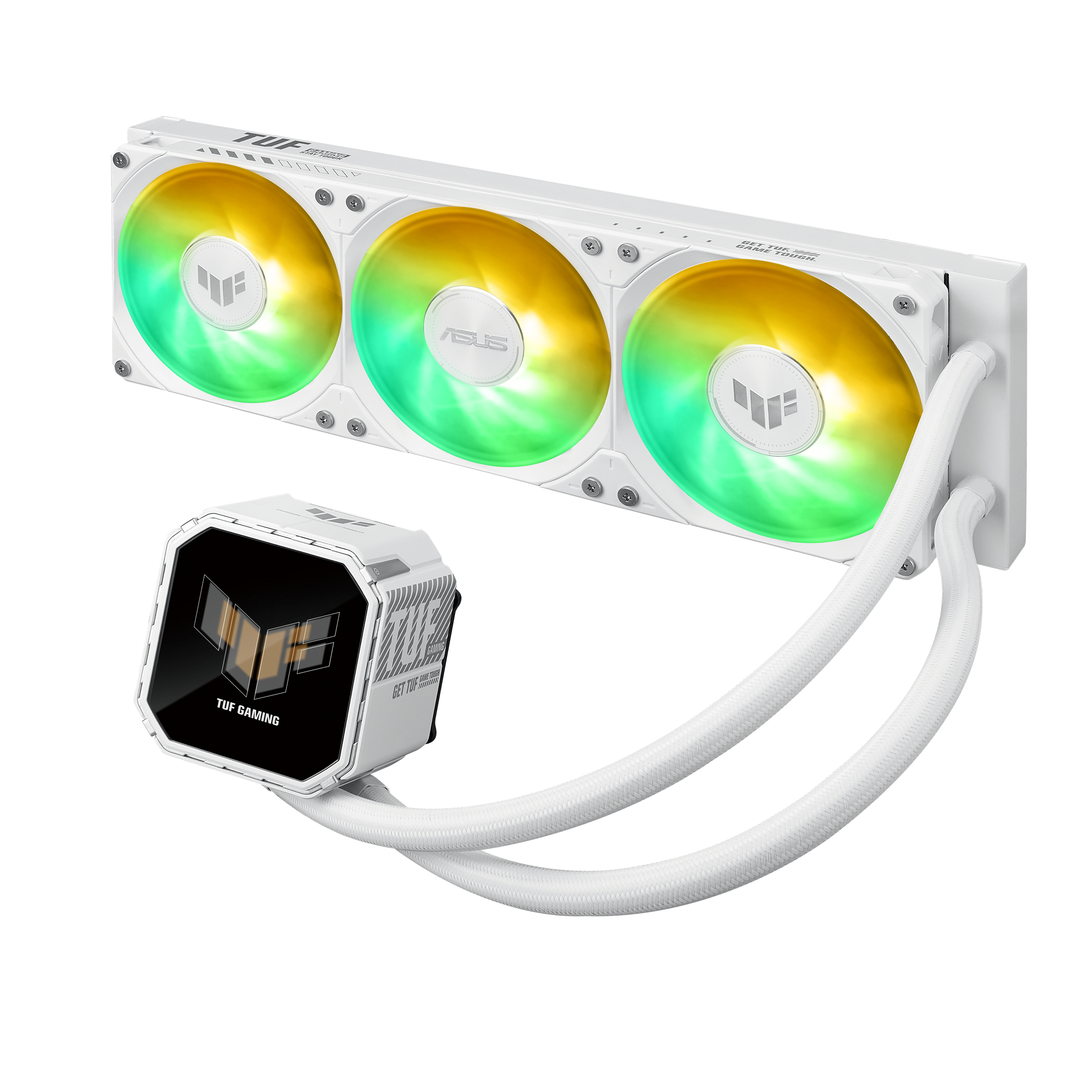 ASUS TUF Gaming LC III 360 ARGB LCD White Edition Computer case All-in-one liquid cooler 12 cm