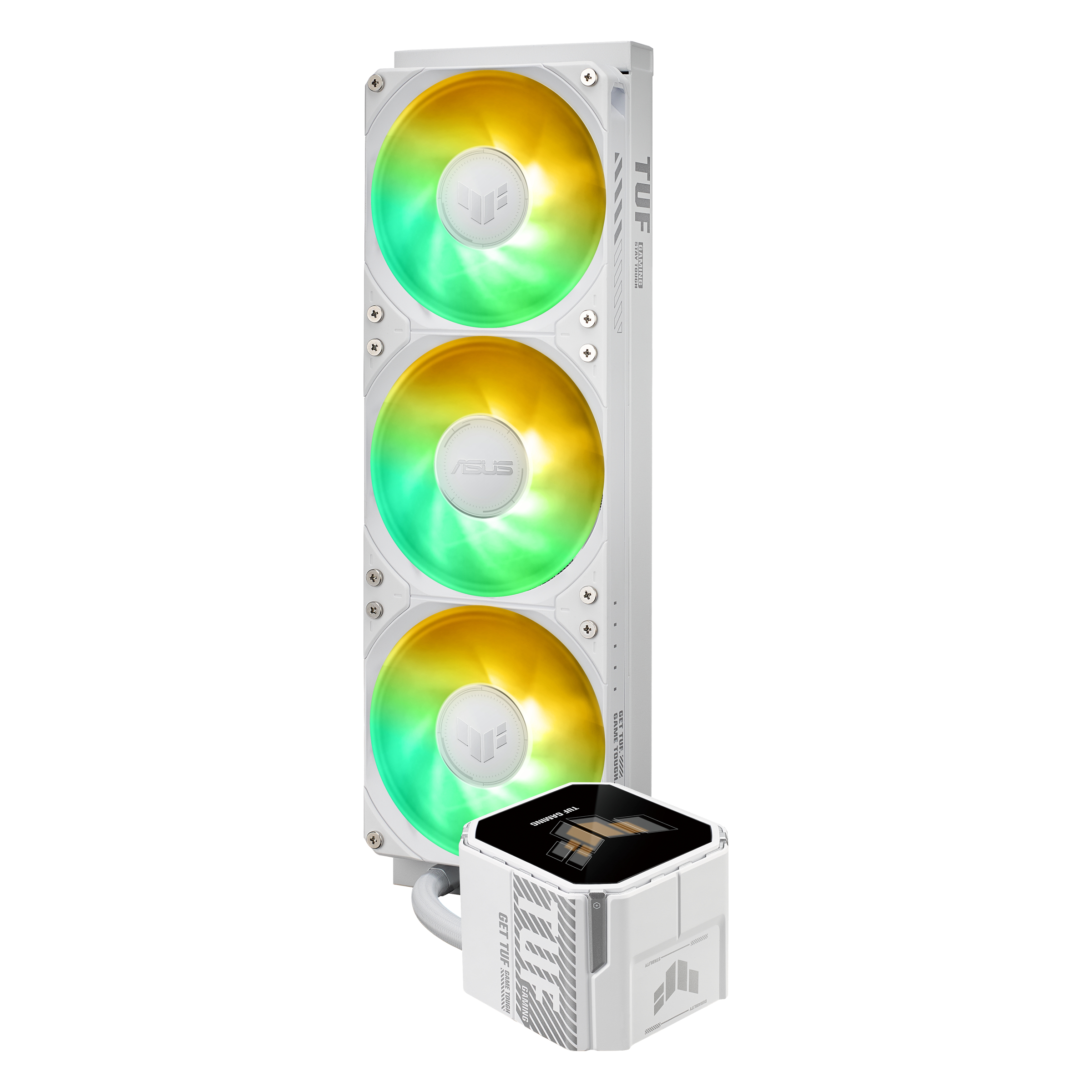 ASUS TUF Gaming LC III 360 ARGB LCD White Edition Computer case All-in-one liquid cooler 12 cm