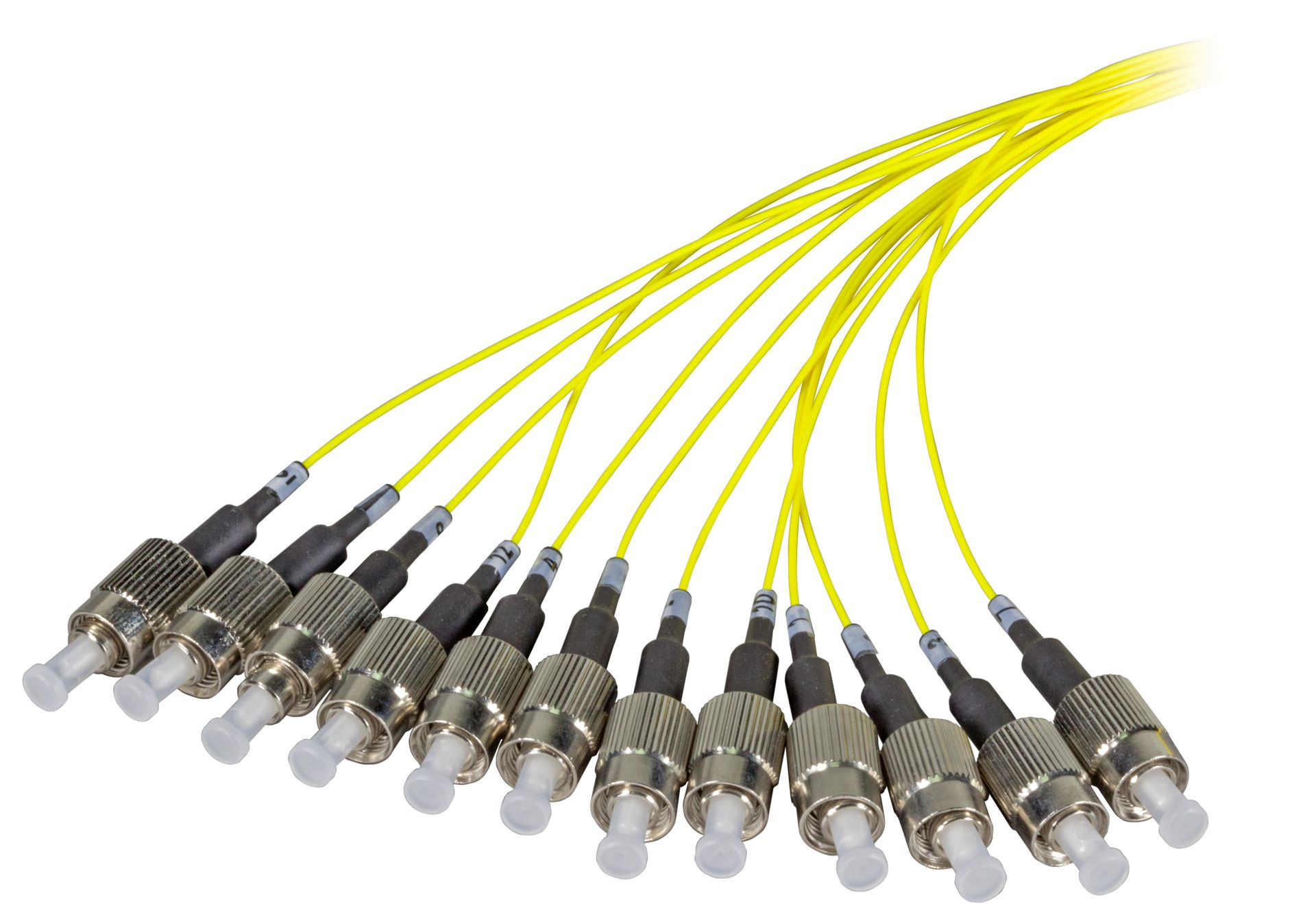 EFB Elektronik O1133.2 cavo a fibre ottiche 2 m FC OS2 Giallo