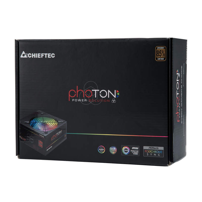 Chieftec Photon unit dalimentation dnergie 750 W 24-pin ATX PS/2 Noir