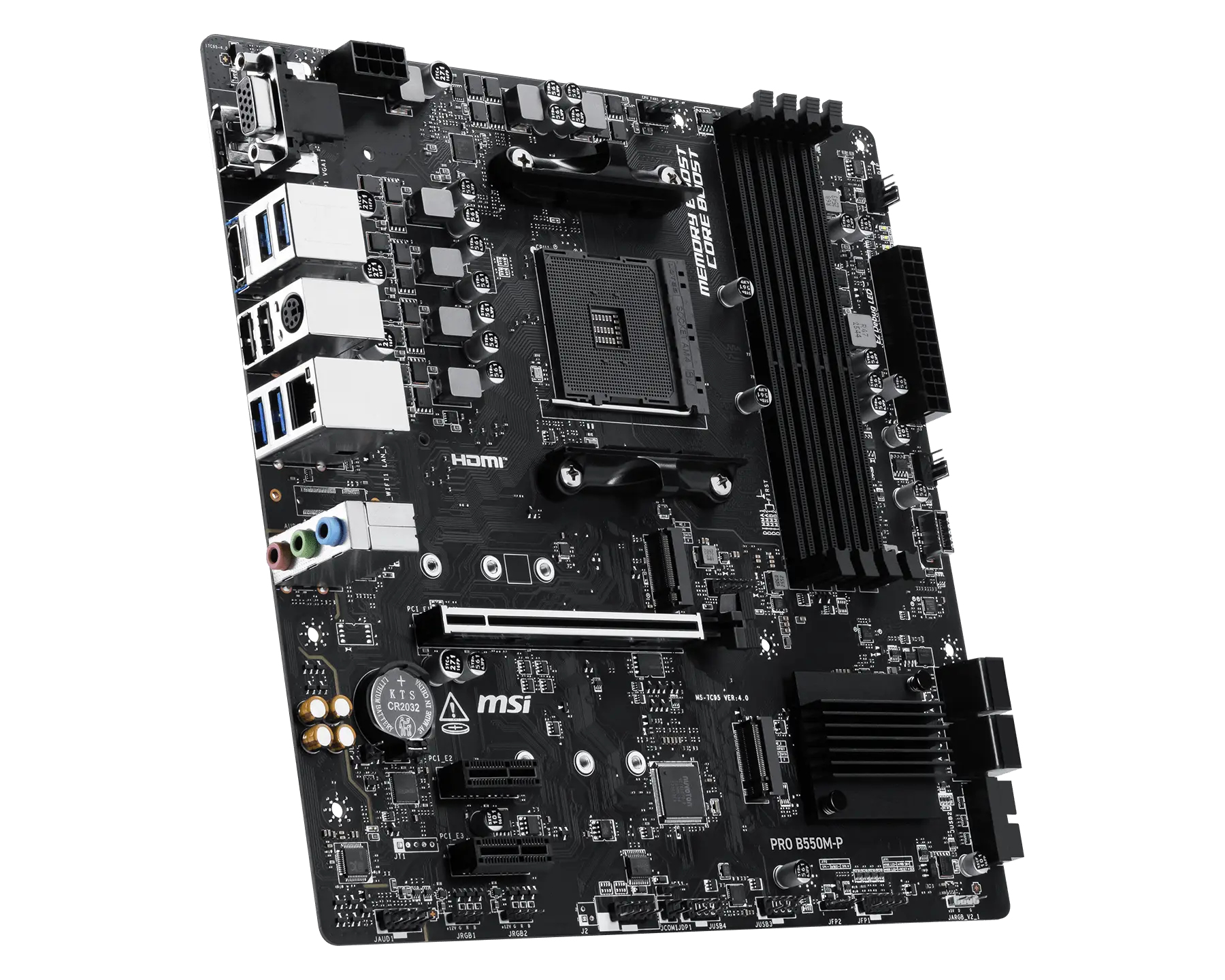 MSI PRO B550M-P motherboard AMD B550 Socket AM4 ATX