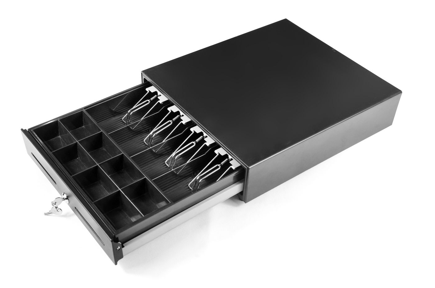 Capture 410mm cash drawer 4B/8C Black All with same lock