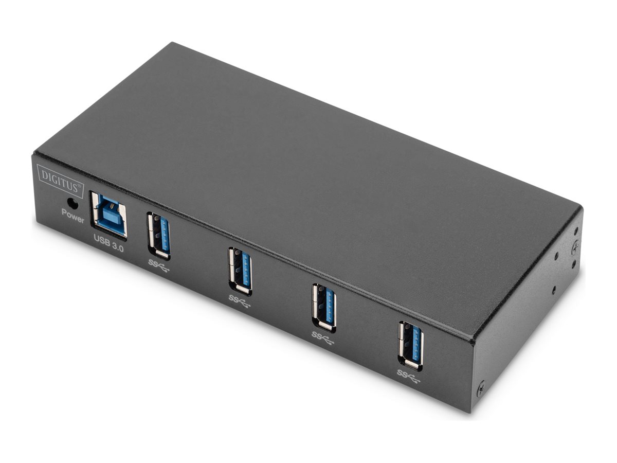 DIGITUS 4-Port USB 3.0 Hub, Industrial Line