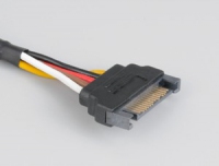 Akasa Spannungsversorgungs-Verlngerungskabel - SATA-Stromstecker (M)