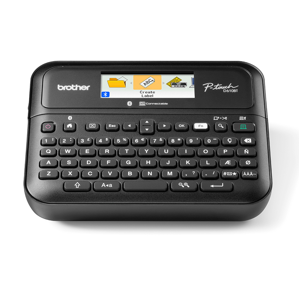 Brother PT-D610BTVP impresora de etiquetas Transferencia t�rmica 180 x 360 DPI 30 mm/s Inal�mbrico y al�mbrico TZe Bluetooth