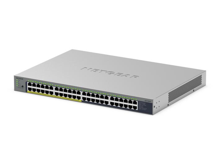 Netgear GS748PP - Switch - unmanaged - 24 x 10/100/1000 + 24 x 10/100/1000 (PoE+)