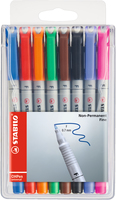 STABILO OHPen - 8 St�ck(e) - Mehrfarben - Rund - Fein - 0,7 mm - Tinte auf Wasserbasis