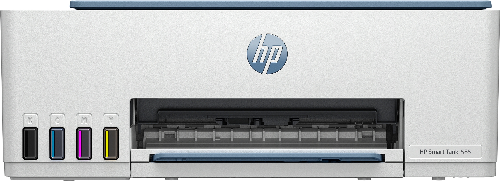 HP Smart Tank 585 All-in-One Printer - Home and home office - Print - copy - scan - Wireless; High-volume printer tank; Print from phone or tablet; Scan to PDF - Thermal Inkjet - Farbdruck - 4800 x 1200 DPI - A4 - Direktdruck - Blau - Grau - Wei�