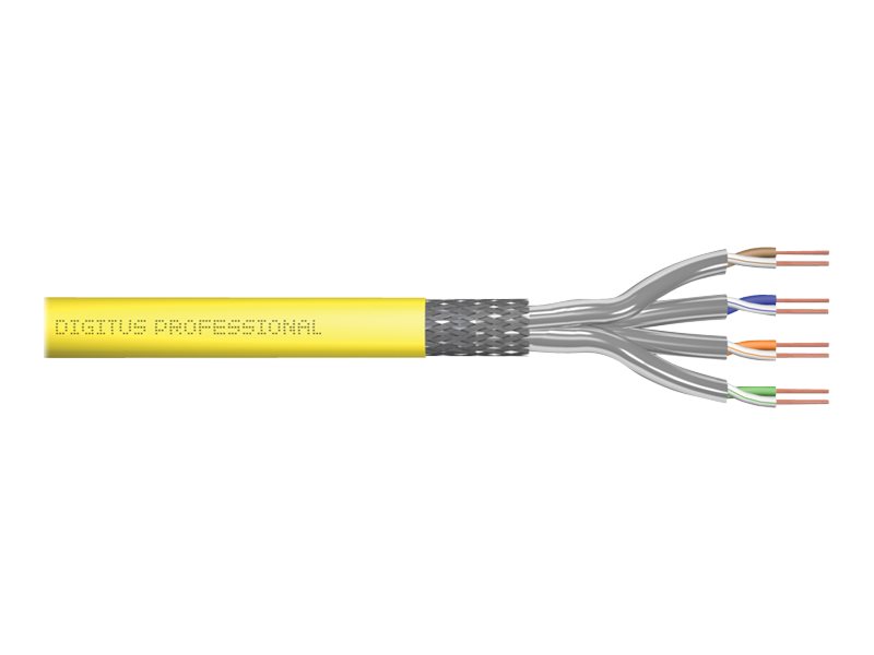 DIGITUS CAT 7A Klasse FA, S/FTP, Twisted Pair Installationskabel, 1000m, Simplex, 1500 MHz