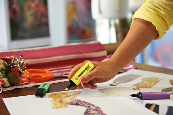 STABILO BOSS ORIGINAL marker 1 pc(s) Chisel tip Lilac