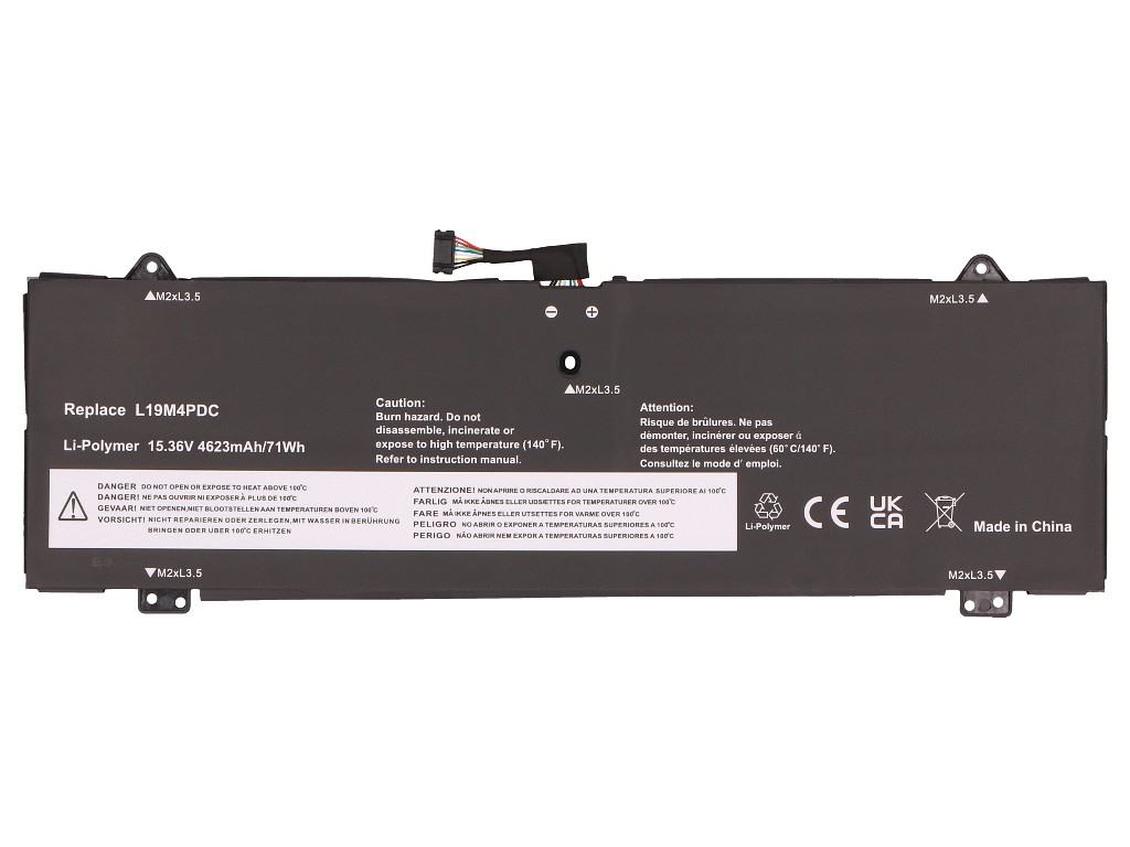2-Power 2P-L19L4PDC refacci�n para laptop Bater�a