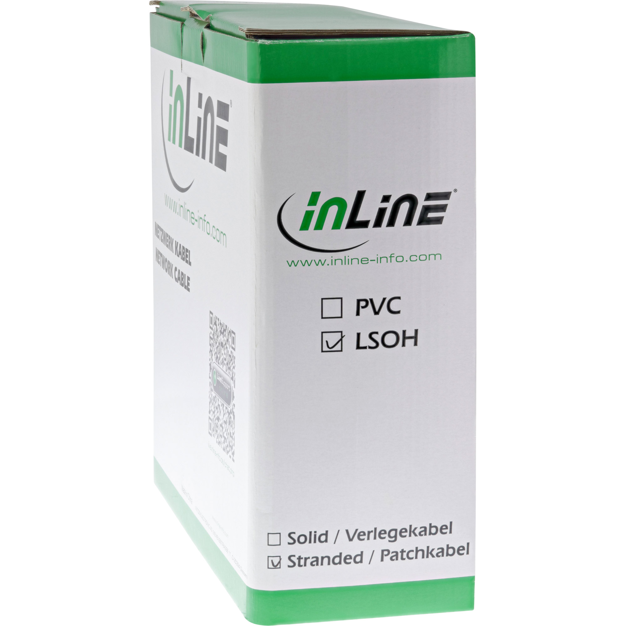 InLine Patch Cable S/FTP PiMF Cat.6A halogen free 500MHz blue 100m