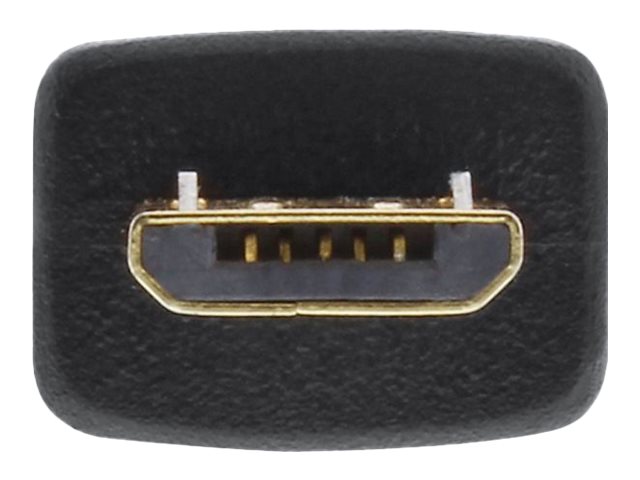 InLine 31710F c�ble USB 1 m USB 2.0 Micro-USB B USB A Noir