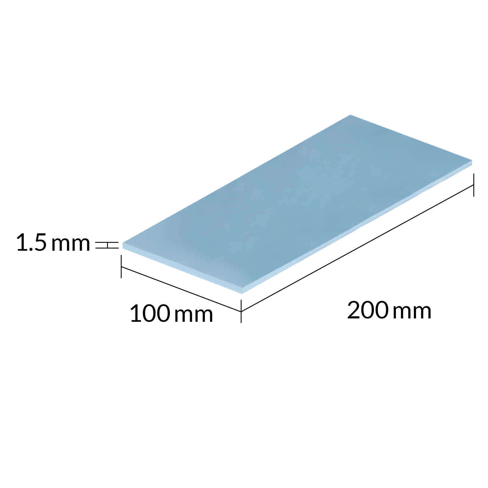 Arctic TP-3 - Thermo-Pad - Blau (Packung mit